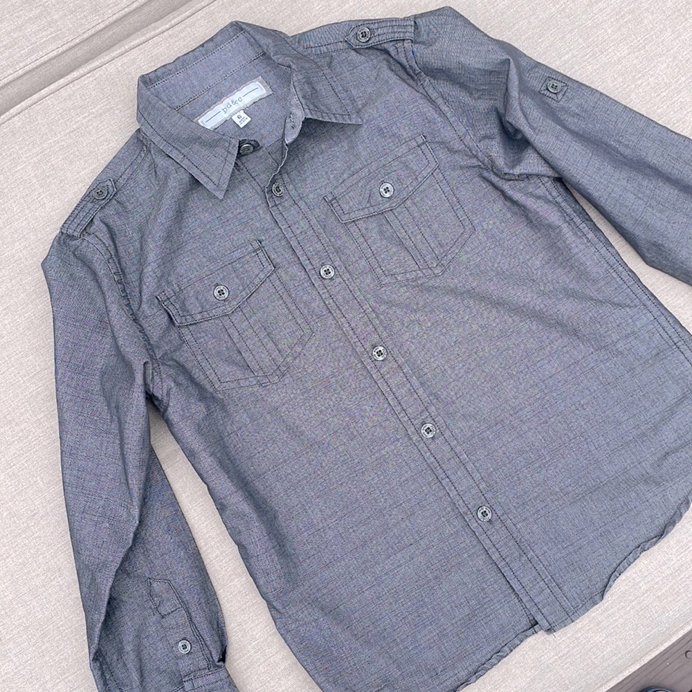 PD&C Boys Button Down: size 6
